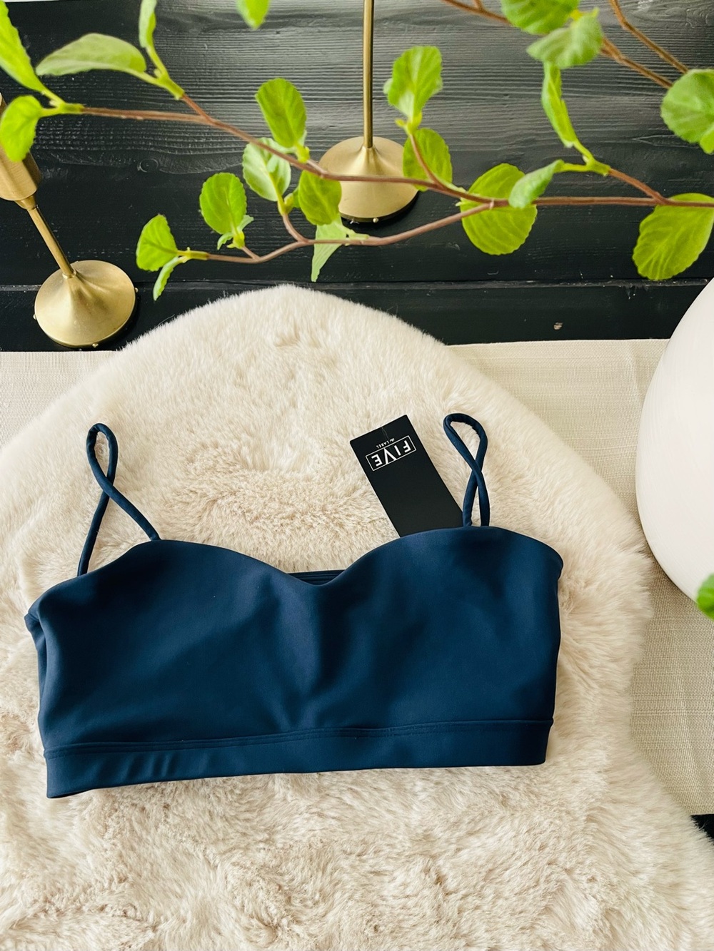 Five dancewear pace bra navy blue new AS